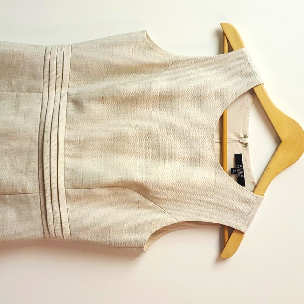 🤍Embroidered Cream Dress 👗 - Picture 3 of 5